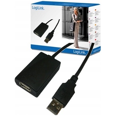 Logilink UA0001A USB-A 2.0 (M) - USB-A (F) se zesilovačem, 5m