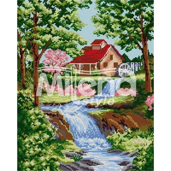 Milena Style Горска мелница - гоблен със схема конци Ariadna 1: 4