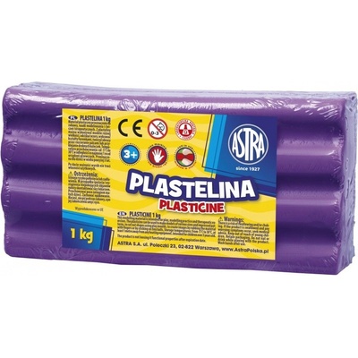 Astra Plastelína 1kg Fialová