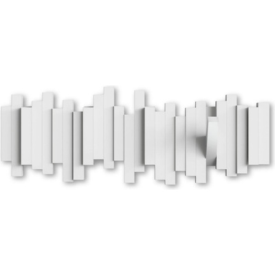 Umbra Бяла пластмасова закачалка за стена Sticks - Umbra (318211-660)