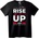 NOONEBRAND Тениска Издигни се 2021 - 2XL, White