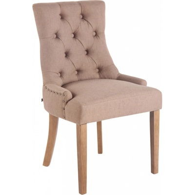 Design Shop Aberdeen látka dřevěné nohy antik světlé Šedo hnědá Taupe