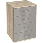Bogdan Furniture G Скрин с чекмеджета Memo. bg, модел BM-Ava 500, ГБ сонома и сиво гланц