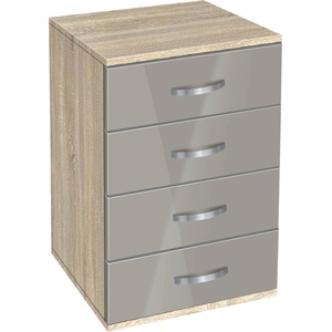 Bogdan Furniture G Скрин с чекмеджета Memo. bg, модел BM-Ava 500, ГБ сонома и сиво гланц