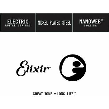 Image 1 of Elixir 15256 Electric Nickel Plated Steel NanoWeb . 056 Единична струна за китара (15256)
