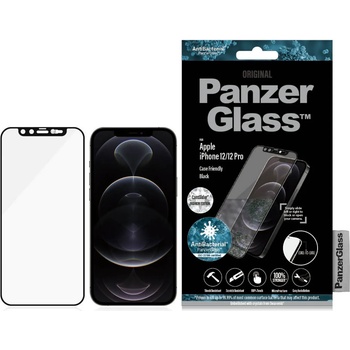 Panzer Стъклен протектор PanzerGlass за Apple Iphone 12 /12 Pro, CaseFriendly, CamSlaider, Swarovski -Черен