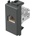 TEM Розетка RJ45 Cat. 5e UTP 1M, цвят Антрацит, Modul - KM37AT (KM37AT)