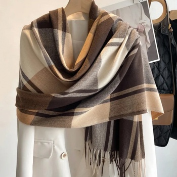 Šál Mell hnedá KP33770