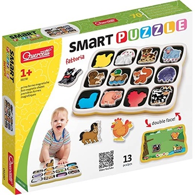 Quercetti Smart Puzzle magnetico Farm 0230 – Zboží Mobilmania