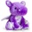 Keel Toys - Пипинс - Плюшена играчка - Лилав дракон - 14 см