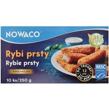 Nowaco Premium rybie prsty nemleté bez lepku 10 ks 250 g