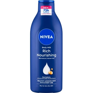 Nivea Body Milk Rich Подхранващо мляко за тяло за суха кожа 400 мл Лосион за тяло