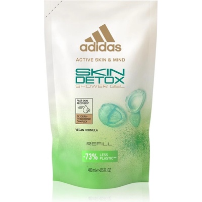 adidas Active Skin & Mind Skin Detox Woman sprchový gel náhradní náplň 400 ml