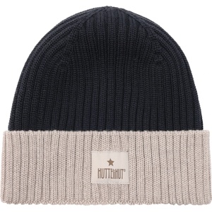 Huttelihut Детска зимна шапка (beanie) Huttelihut Kid's Hat Wool Knit Color Block Beanie - Dark Navy - размер 52 cm (904-6681-0212)