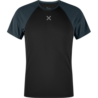 Montura Мъжка спортна тениска Montura Outdoor 3 T-Shirt Sport shirt - Black / Piombo (216-5641-0114)