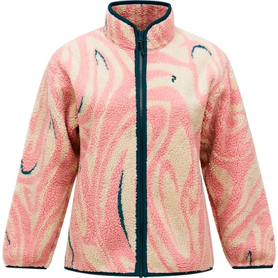 Peak Performance Дамско поларено яке Peak Performance Women's Graphic Pile Jacket Fleece jacket - Topo Swirl (105-7130-0114)