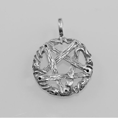 RiverSperky Stříbrný přívěsek Pentagram No.21 Ag620007