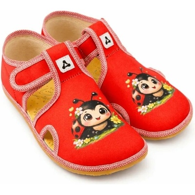 ANTAL Barefoot papučky Rascal Ladybug