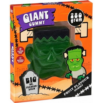 Becky's Giant Gummy velká želé hlava Frankensteina 280 g