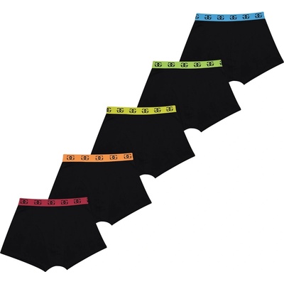 Giorgio Детски боксерки Giorgio Junior Boys 5-Pack Comfort Trunks - Black / Bright
