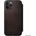 Nomad Folio Leather Rugged Case - кожен (естествена кожа) калъф, тип портфейл за iPhone 12 Pro Max (кафяв)