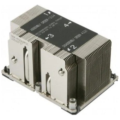 Western Digital Охлаждане за процесор supermicro 2u passive cpu heat sink for lga 3647, snk-p0068psc