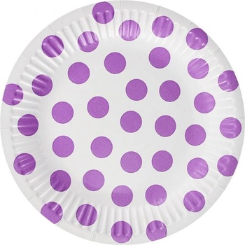 Image 1 of Godan Чинии, лилави на точки, 18 см