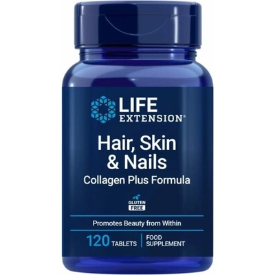 Life Extension Vlasy Kolagén Plus Formula EU 120 tabliet
