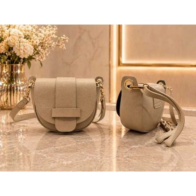 Max Original Leather Dámska kožená kabelka taupe 9