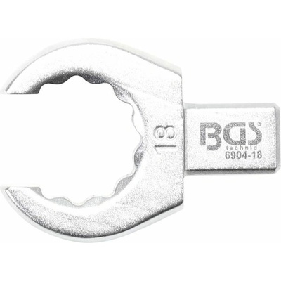 BGS Technic Otevřený očkový klíč 17 mm, nástrčný s upínáním 9 x 12 mm BGS 6904-18