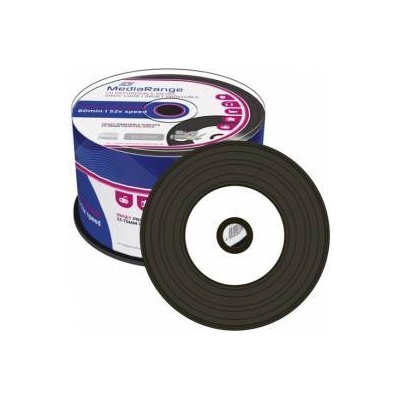 MediaRange CD-R MediaRange Dye 80min. /700mb. 52X (Vinyl Printable) - 50 бр. в шпиндел
