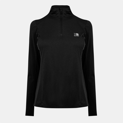 Karrimor Дамско горнище с цип Karrimor Longsleeve 1/4 Zip Top Ladies - Black