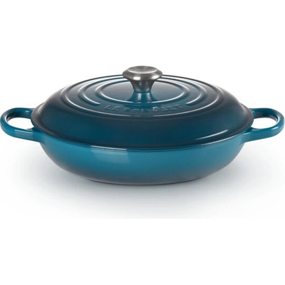 Le creuset Signature profi panvica s poklopom Deep Teal 30 cm