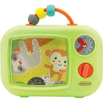 Infantino Интерактивна играчка Infantino - Музикален телевизор, зелен (IN307034)