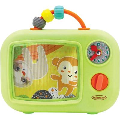 Infantino Интерактивна играчка Infantino - Музикален телевизор, зелен (IN307034)