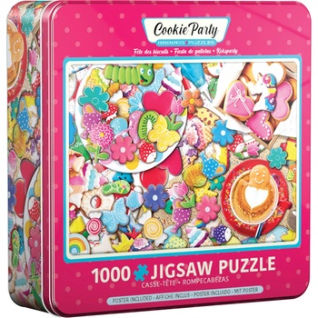 Image 1 of EUROGRAPHICS - Puzzle Metal Box - Cookie Party - 1 000 piese
