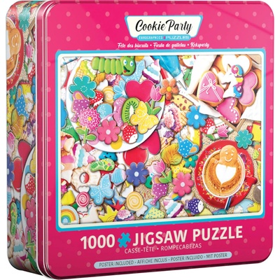 EUROGRAPHICS - Puzzle Metal Box - Cookie Party - 1 000 piese