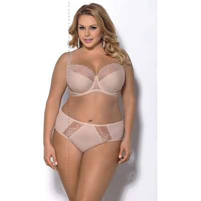 Gorsenia Сутиен в бежов цвят с полуподплатени чашки blancaeh-30683-beŻowy - Бежов, размер 70h