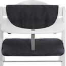 Jídelní židličky Hauck Potah na židličku Alpha Deluxe Melange Charcoal