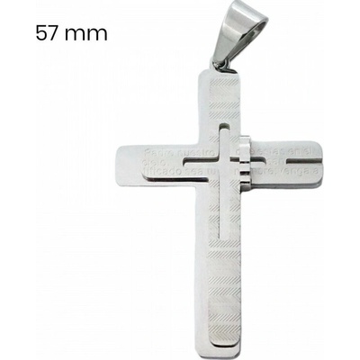 Exeed 245148 Prívesok z chirurgickej ocele kríž