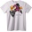 NOONEBRAND Тениска Snkrboy анимационен герой - XS, White