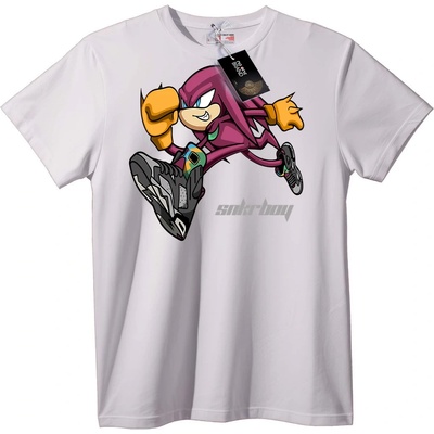 NOONEBRAND Тениска Snkrboy анимационен герой - XS, White