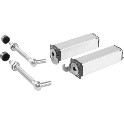 LOCINOX® SWING40 Samozavírací pružinový pant M12, otevíratelný 90° , nastavitelný 1D, nerezová ocel