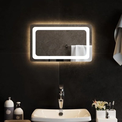 vidaXL LED огледало за баня, 50x30 см (151780)