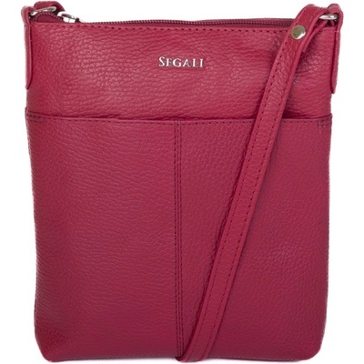 Segali dámska kožená crossbody kabelka 7001 B viva magenta