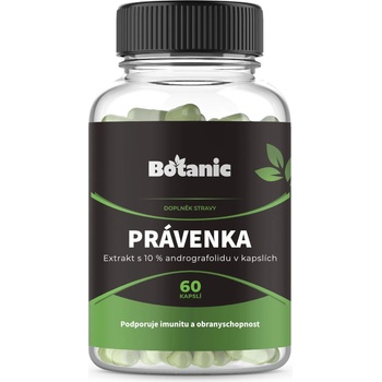 Botanic Právenka latnatá Extrakt s 10% Andrographolide kapsule 60 kapsúl