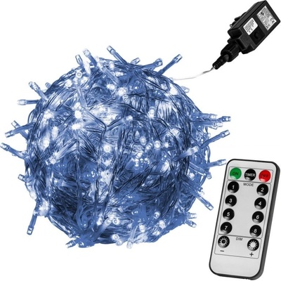 Voltronic 59753 Vánoční LED osvětlení 5 m studená bílá 50 LED + ovladač