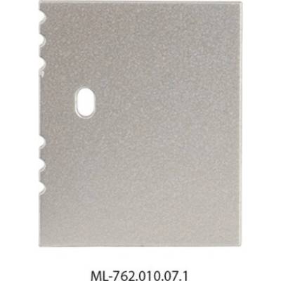 ML-762.010.07.1 Koncovka s otvorem pro NV, stříbrná barva, 1 ks