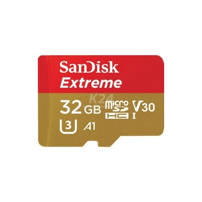 SanDisk microSDHC Extreme 32GB UHS-I U3 SDSQXAF-032G-GN6MA