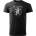 DRAGOWA Тениска с къс ръкав Герб, черна (37413)